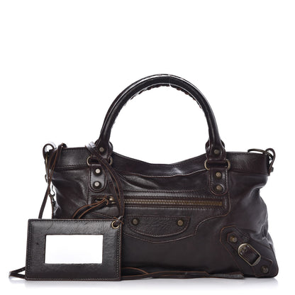 Balenciaga Agneau Classic Hardware First Chocolate 1 of 7