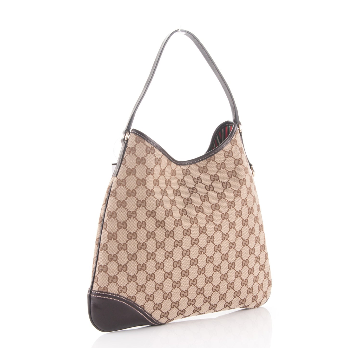 Monogram Medium New Britt Hobo Dark Brown
