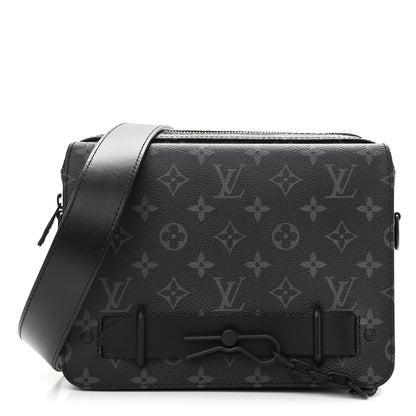 Louis Vuitton Monogram Eclipse Steamer Messenger 1 of 9