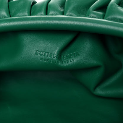 Bottega Veneta Smooth Butter Calf The Pouch Oversized Clutch Racing Green 7 of 11