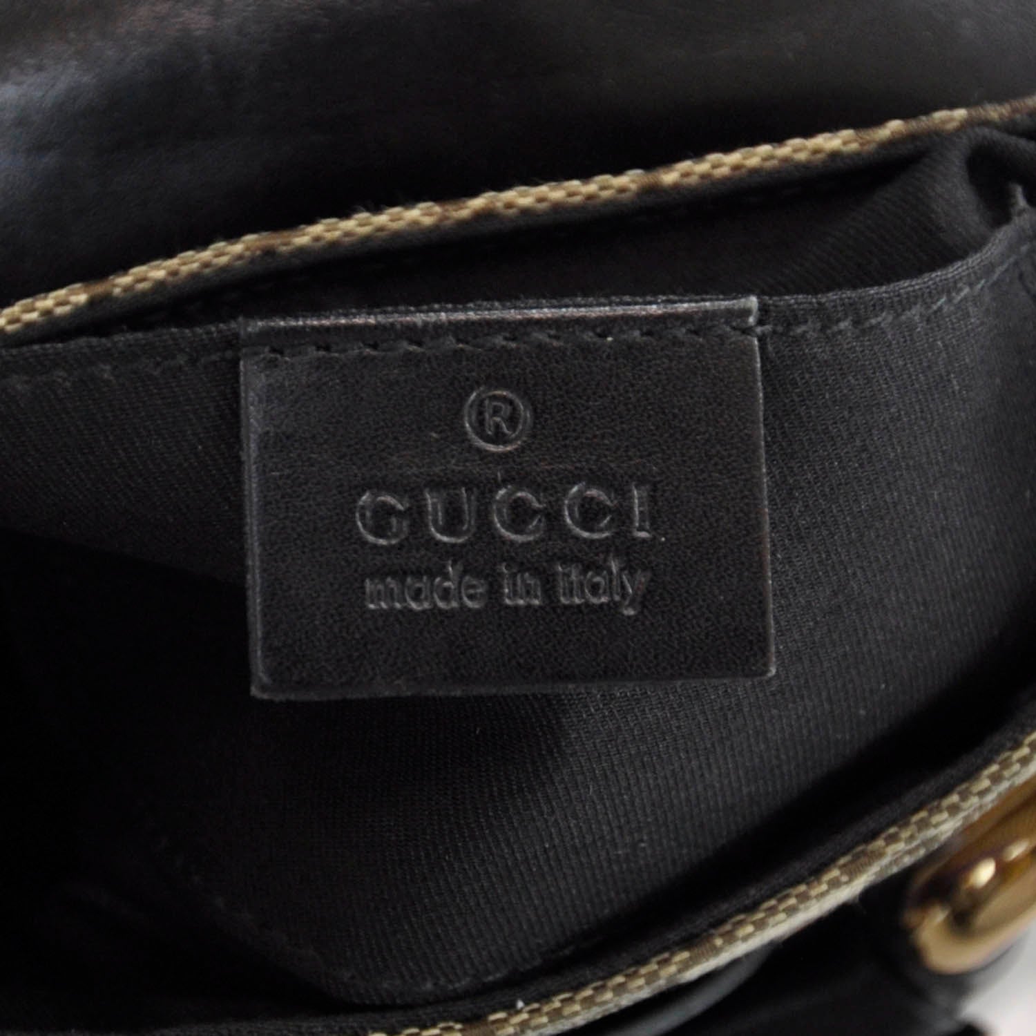 Gucci Monogram Web Horsebit Flap Bag 5 of 6