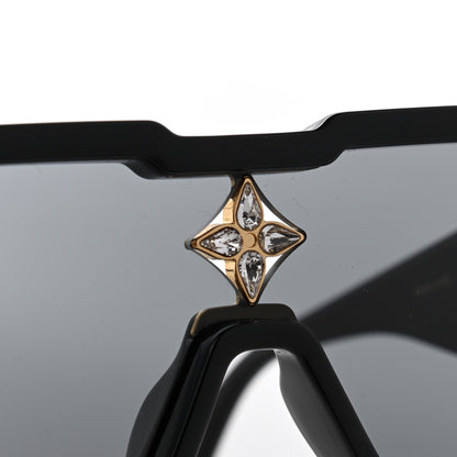 Louis Vuitton Acetate Cyclone Sunglasses Z1578E Black 9 of 9