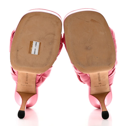 Bottega Veneta Nappa Intreccio The Board Platform Mule Sandals 39 Pink 5 of 12