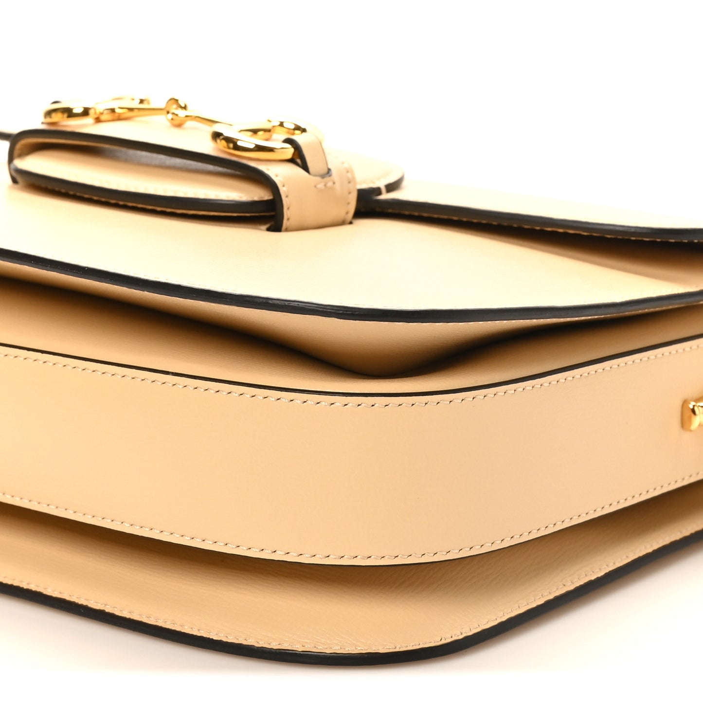 Azalea Calfskin Horsebit 1955 Shoulder Bag Bubble Tea
