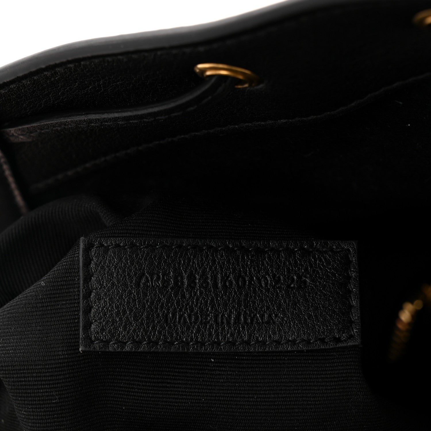 Saint Laurent Santorini Lux Calfskin Y Drawstring Tote Black 7 of 10