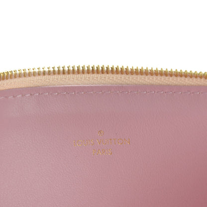 Louis Vuitton Damier Azur Felicie Chain Wallet Zippered Insert Rose Ballerine 6 of 6