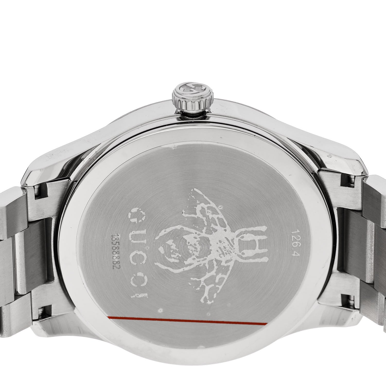 Gucci Stainless Steel 38mm G-Timeless Snake Quartz Watch 4 of 5
