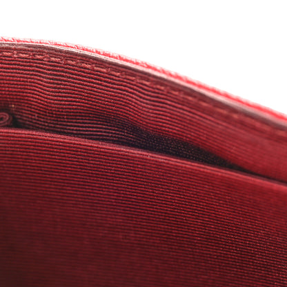 Christian Dior Grained Calfskin Small Diorama Flap Bag Red 12 of 13