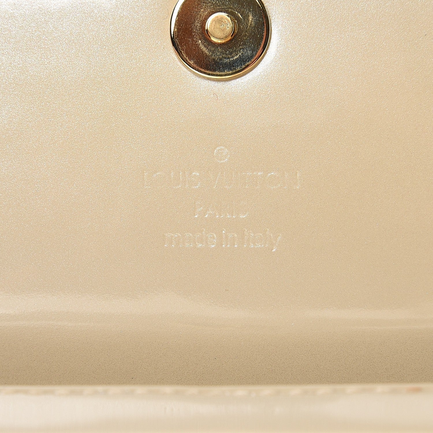 Louis Vuitton Patent Sobe Clutch Blanc Corail 6 of 7