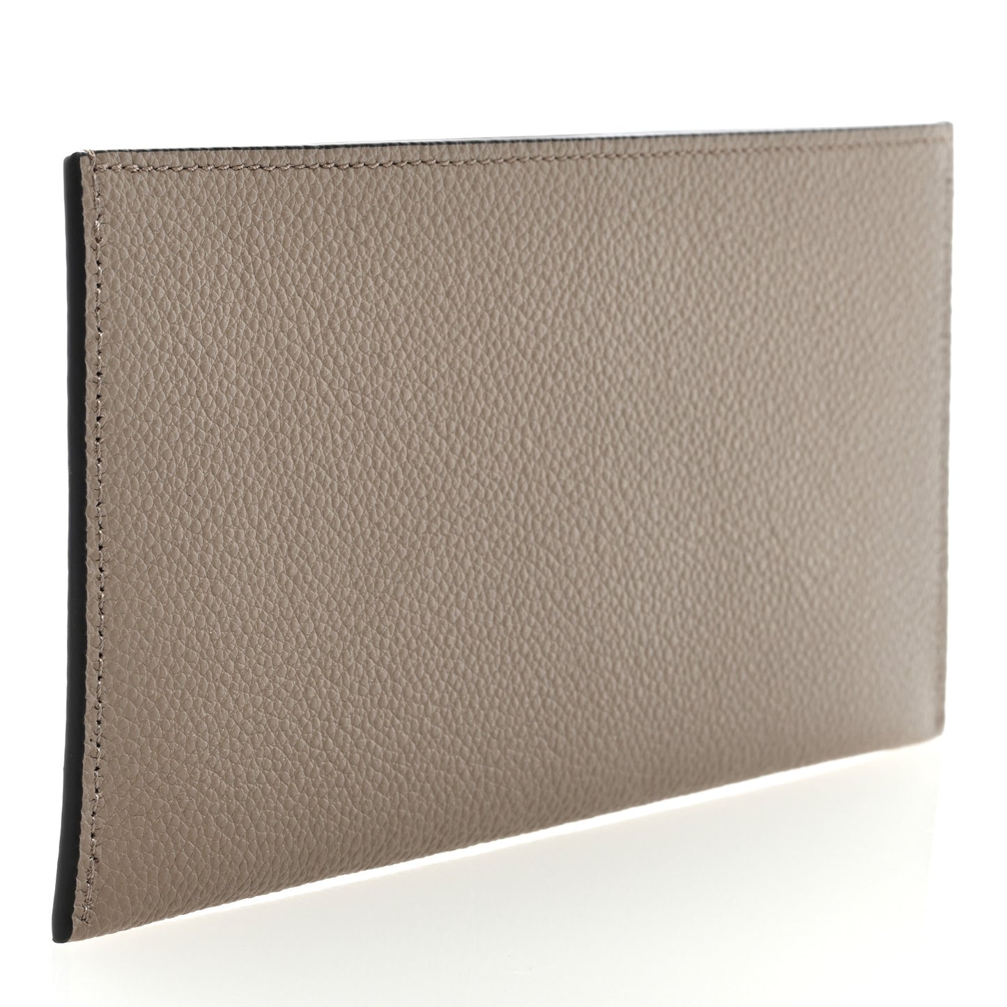 Calfskin Felicie Chain Wallet Card Holder Insert Tourterelle