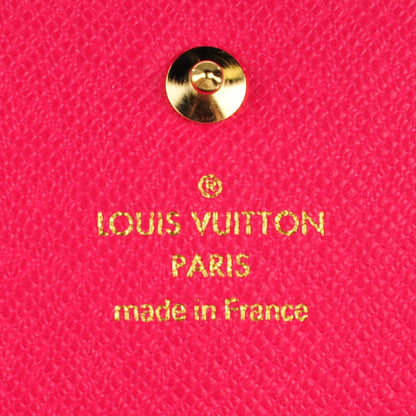Louis Vuitton Monogram 2015 Christmas Animation Sarah Wallet Hibiscus 6 of 7