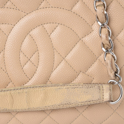 Chanel Caviar Quilted Grand Shopping Tote GST Beige Clair 30 of 33