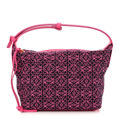 Loewe Jacquard Anagram Calfskin Small Cubi Bag Pink 1 of 12
