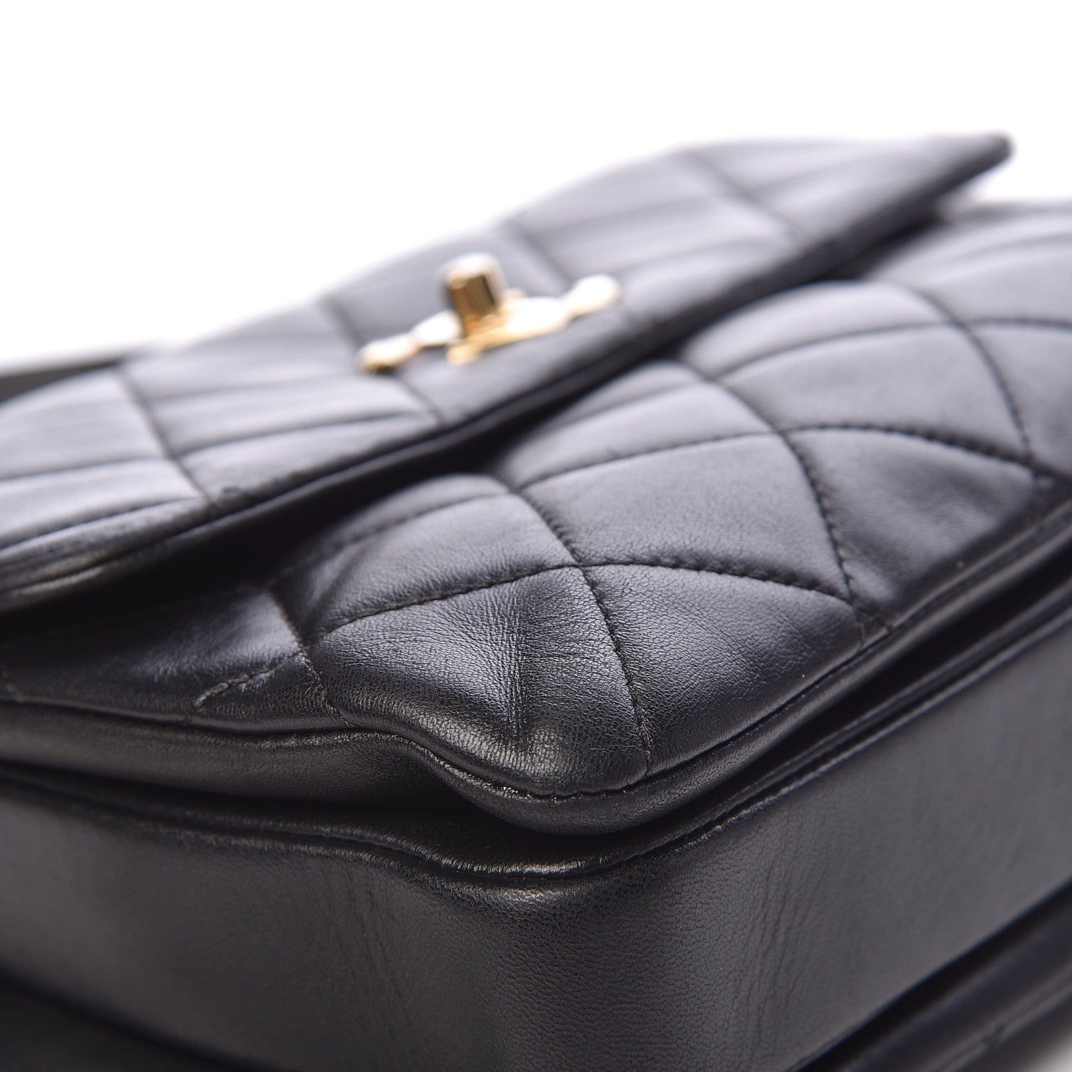 Chanel Lambskin Quilted Small Trendy CC Dual Handle Flap Bag Black 12 of 16