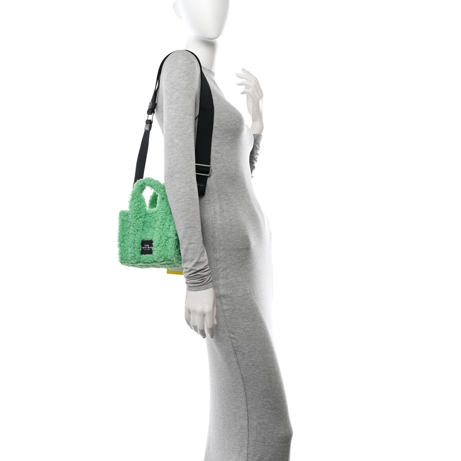 Marc Jacobs Polyester Cotton Mini The Teddy Traveler Tote Bag Fluffy Green 2 of 10