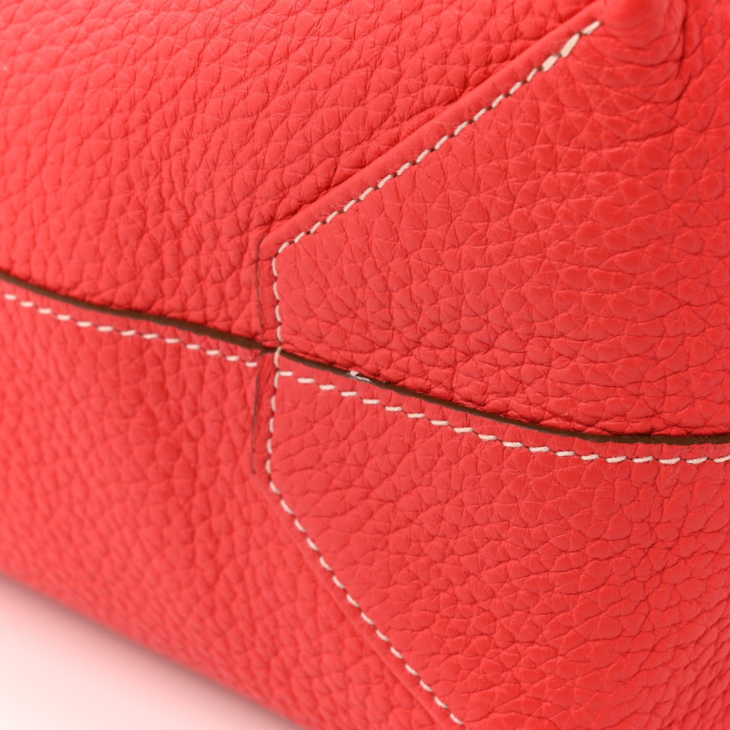 Hermes Taurillon Clemence Double Sens Reversible Tote 36 Rose Jaipur Bougainvillea 16 of 18