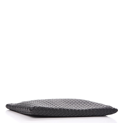 Bottega Veneta Nappa Intrecciato Large Flat Zip Biletto Pouch Black 4 of 7