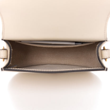 Chloe Calfskin Suede Small Nile Bracelet Bag Off White 5 of 9