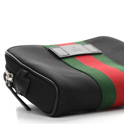 Gucci Canvas Web Slim Belt Bag Black 9 of 10