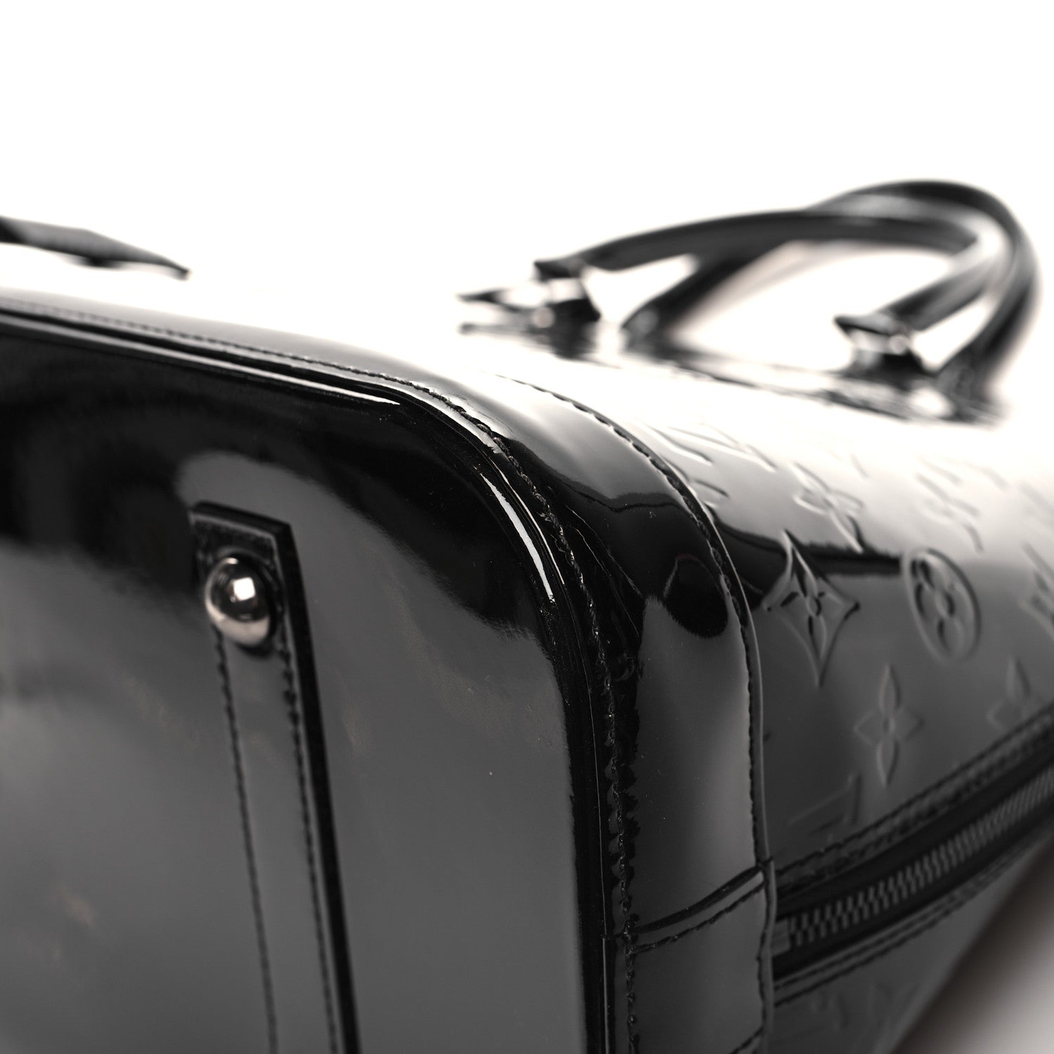 Louis Vuitton Vernis Alma GM Noir Magnetique 9 of 11