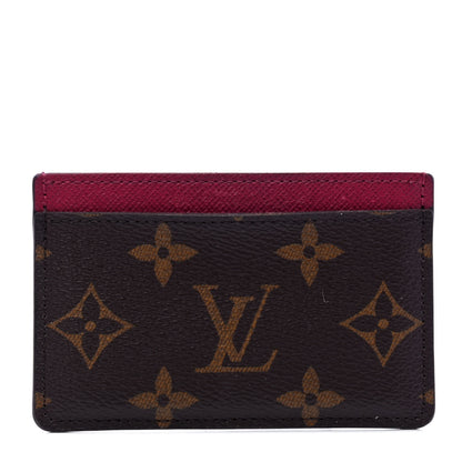 Louis Vuitton Monogram Card Holder Fuchsia 1 of 4