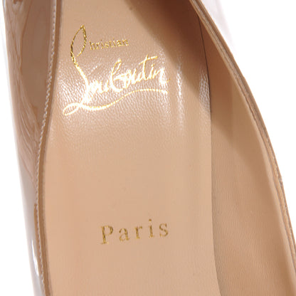 Christian Louboutin Patent Bianca 140 Pumps 39 Camel 7 of 8
