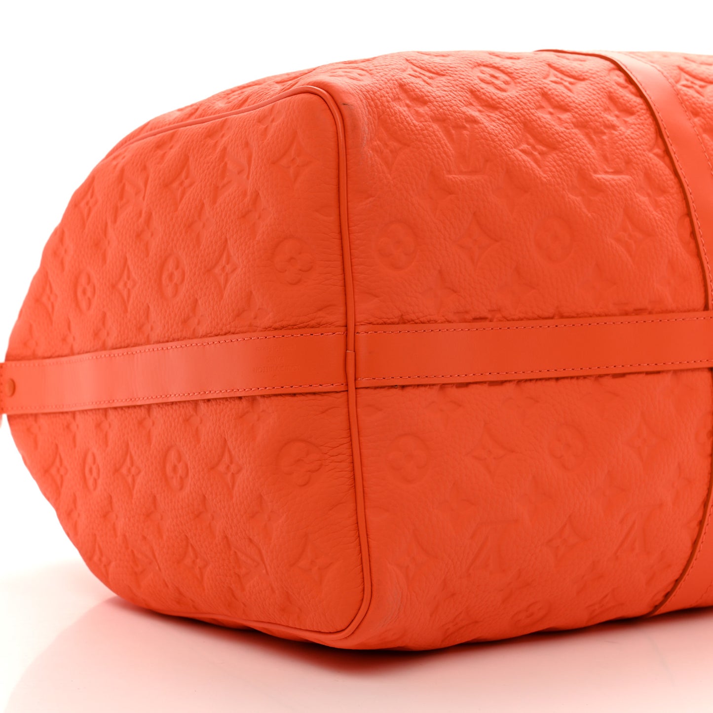 Taurillon Monogram Keepall Bandouliere 50 Orange