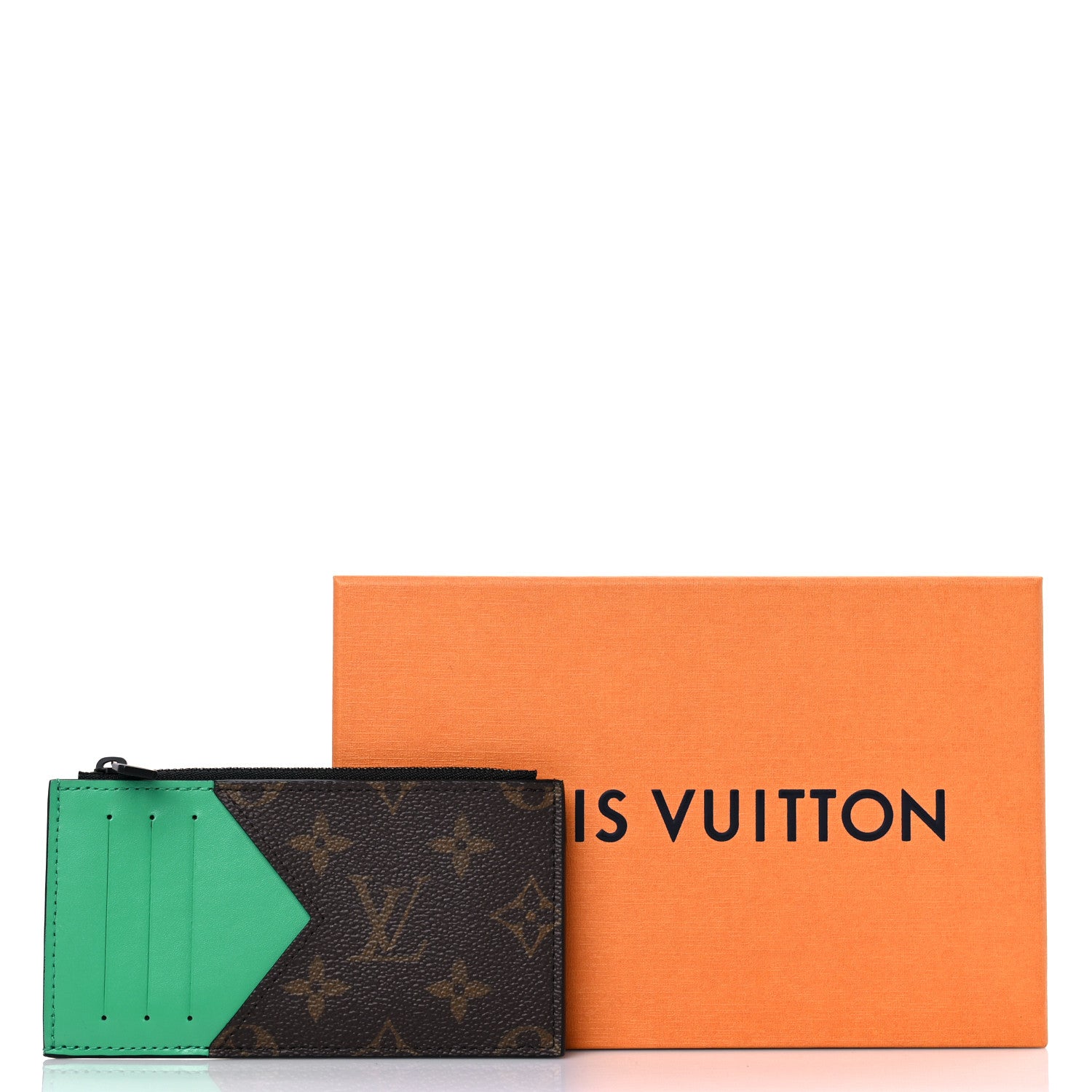Louis Vuitton Monogram Taiga Coin Card Holder Green 7 of 7