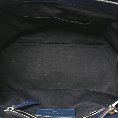 Balenciaga Calfskin Karung Padlock Nude Work S Top Handle Black Encre Orange Tang 6 of 11