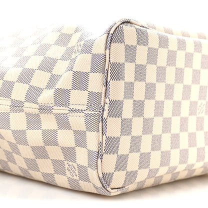 Louis Vuitton Damier Azur Neo Neverfull MM Rose Ballerine 9 of 11