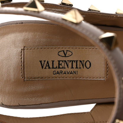 Valentino Garavani Patent Nappa Rockstud Ankle Strap 100mm Pumps 37.5 Poudre 6 of 9