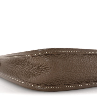 Hermes Taurillon Clemence Evelyne TPM Etoupe 9 of 10