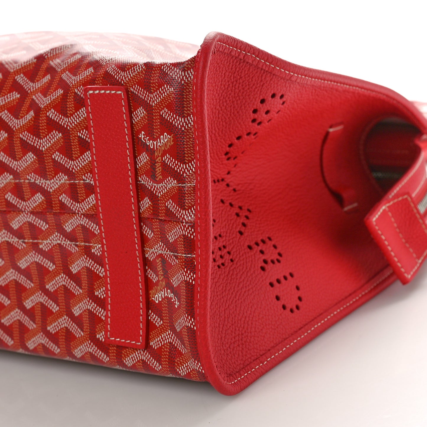 Goyardine Sac Hardy Pet Carrier PM Red