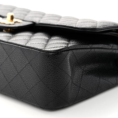 Chanel Caviar Quilted Medium Double Flap Black 10 of 10