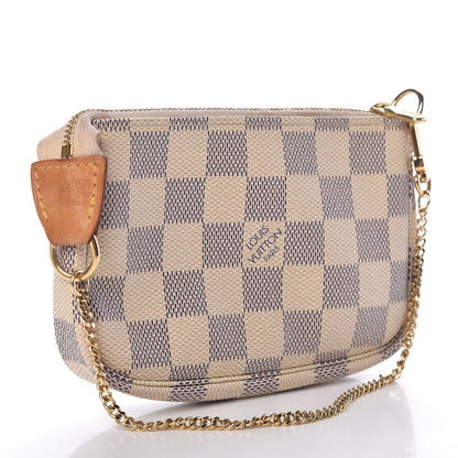 Louis Vuitton Damier Azur Mini Pochette Accessories 3 of 7