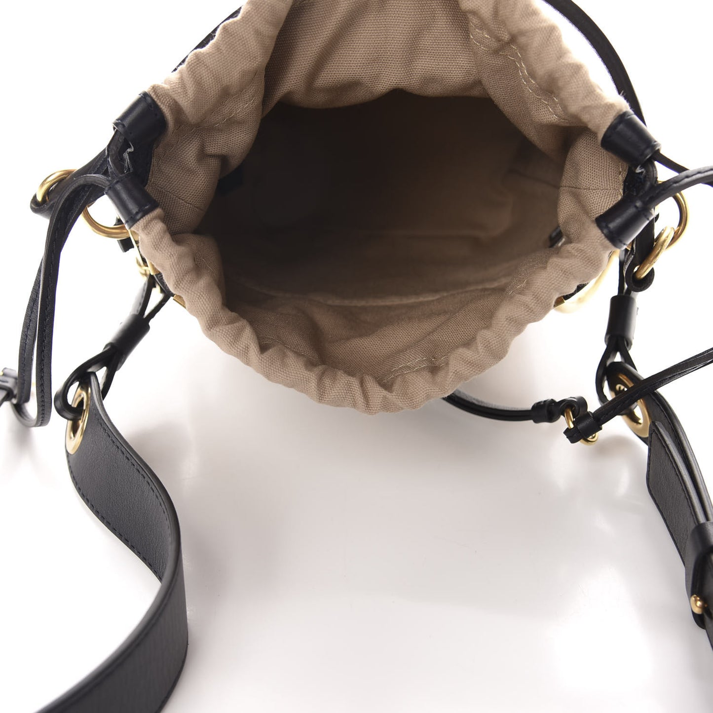 Python Embossed Calfskin Mini Roy Bucket Bag September Sun