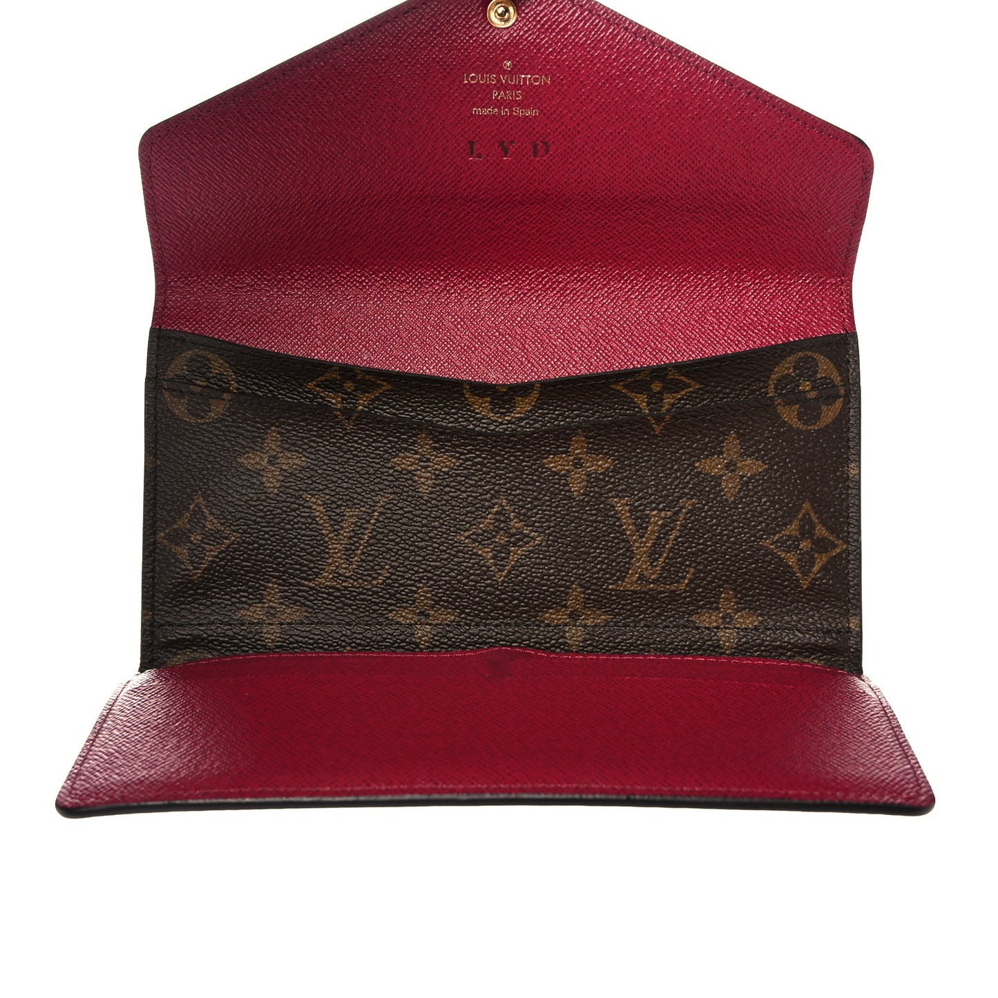 Monogram Josephine Wallet Fuchsia