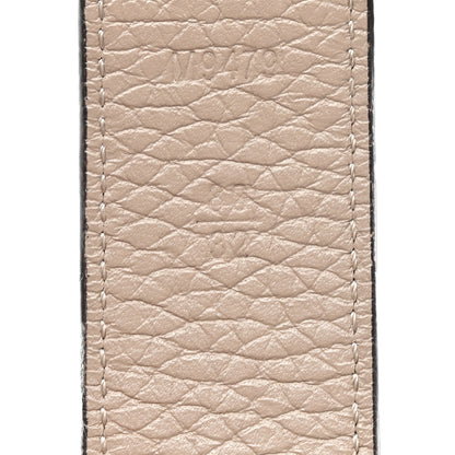 Louis Vuitton Taurillon Calfskin 30mm LV Initiales Belt 80 32 Galet Corail 4 of 11
