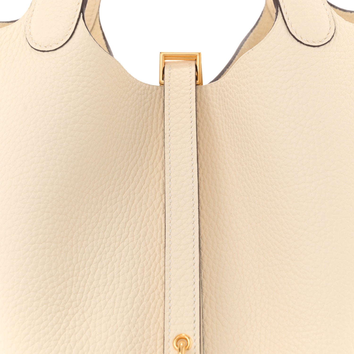 Hermes Taurillon Clemence Picotin Lock 22 MM Nata 8 of 11