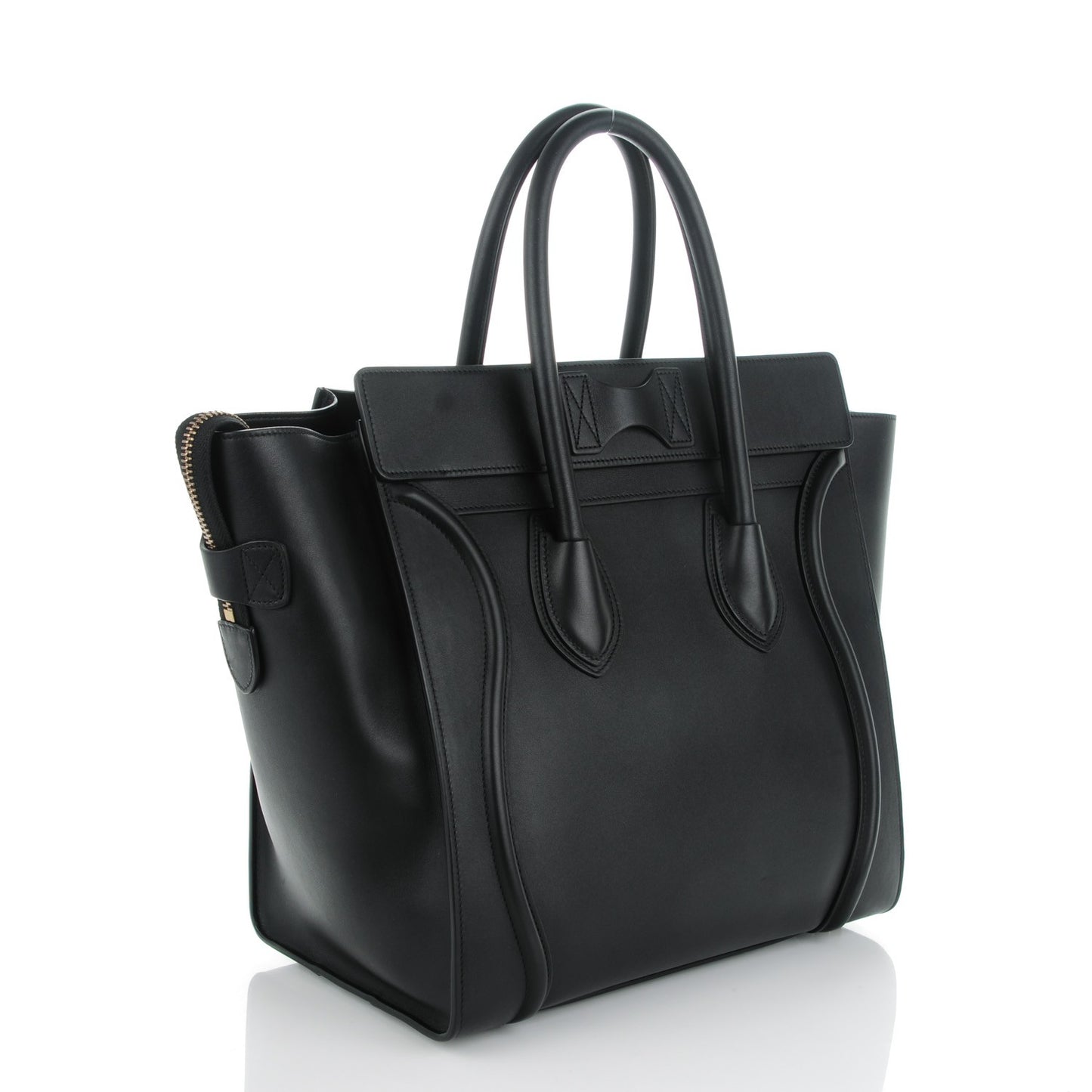 Smooth Calfskin Mini Luggage Black