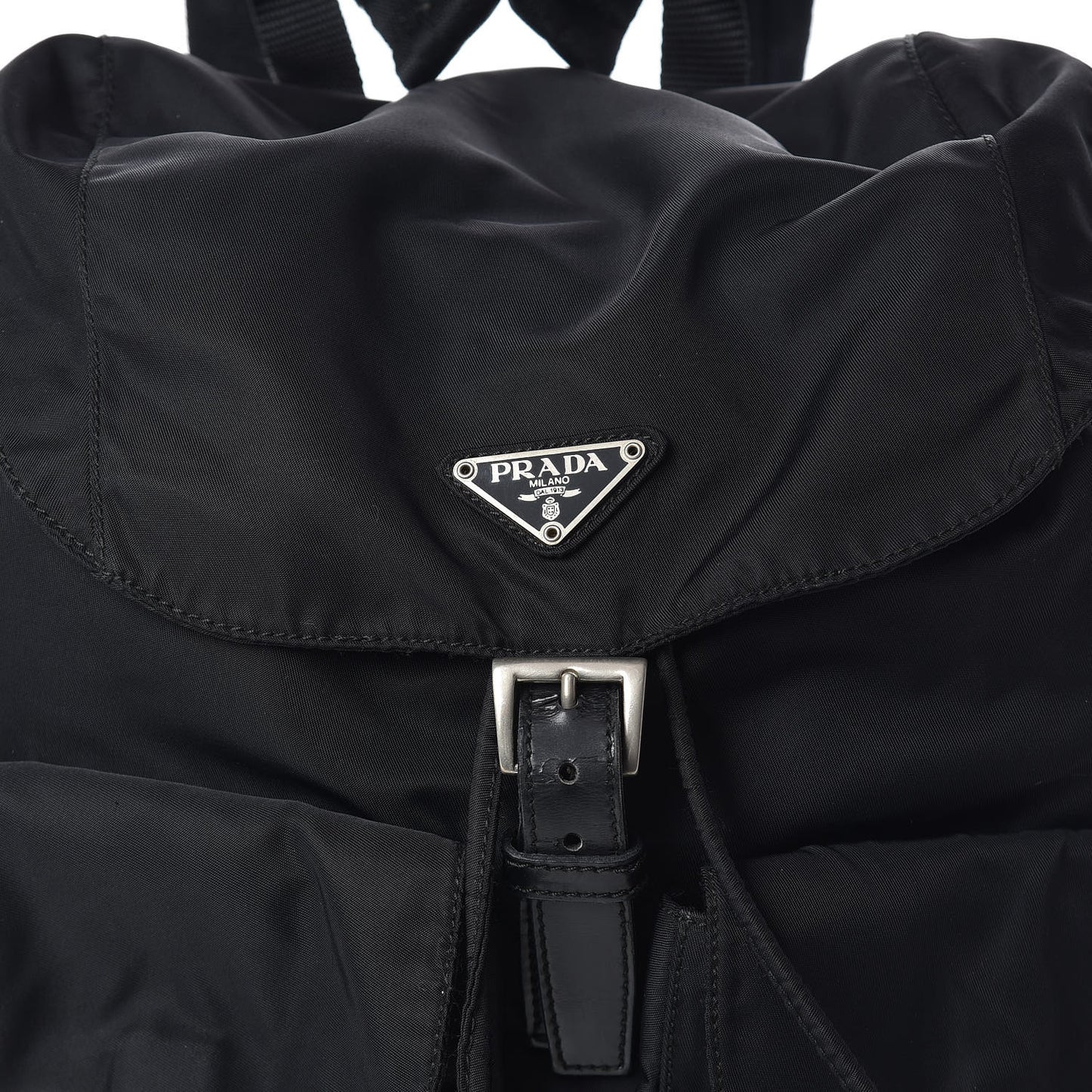 Nylon Vela Medium Backpack Black