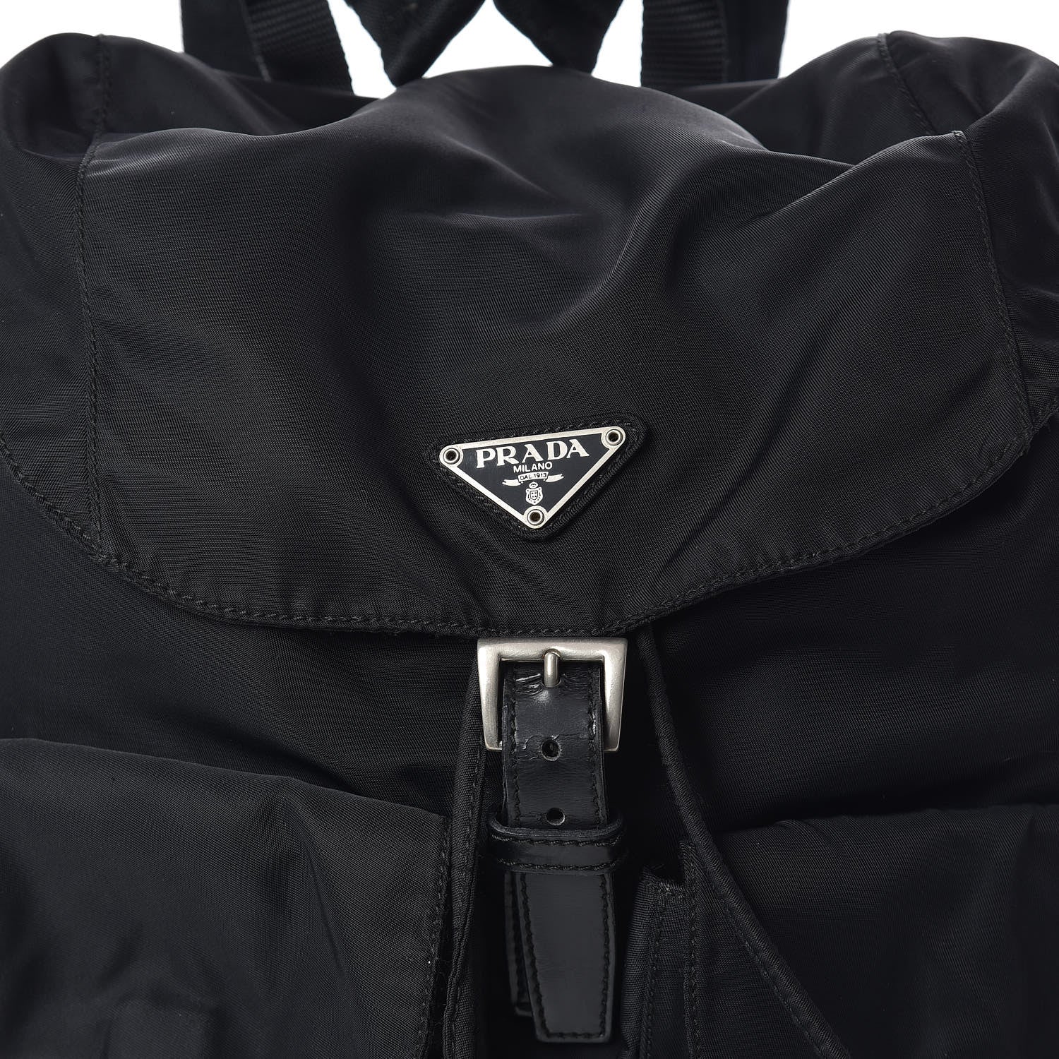 Prada Nylon Vela Medium Backpack Black 9 of 16