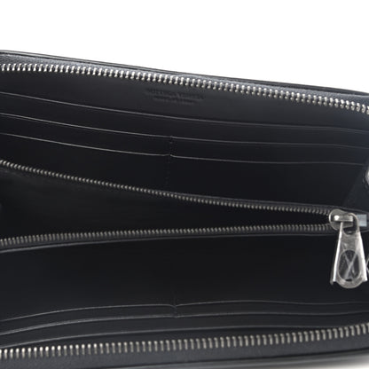 Bottega Veneta Nappa Intrecciato Zip Around Wallet Black 5 of 8