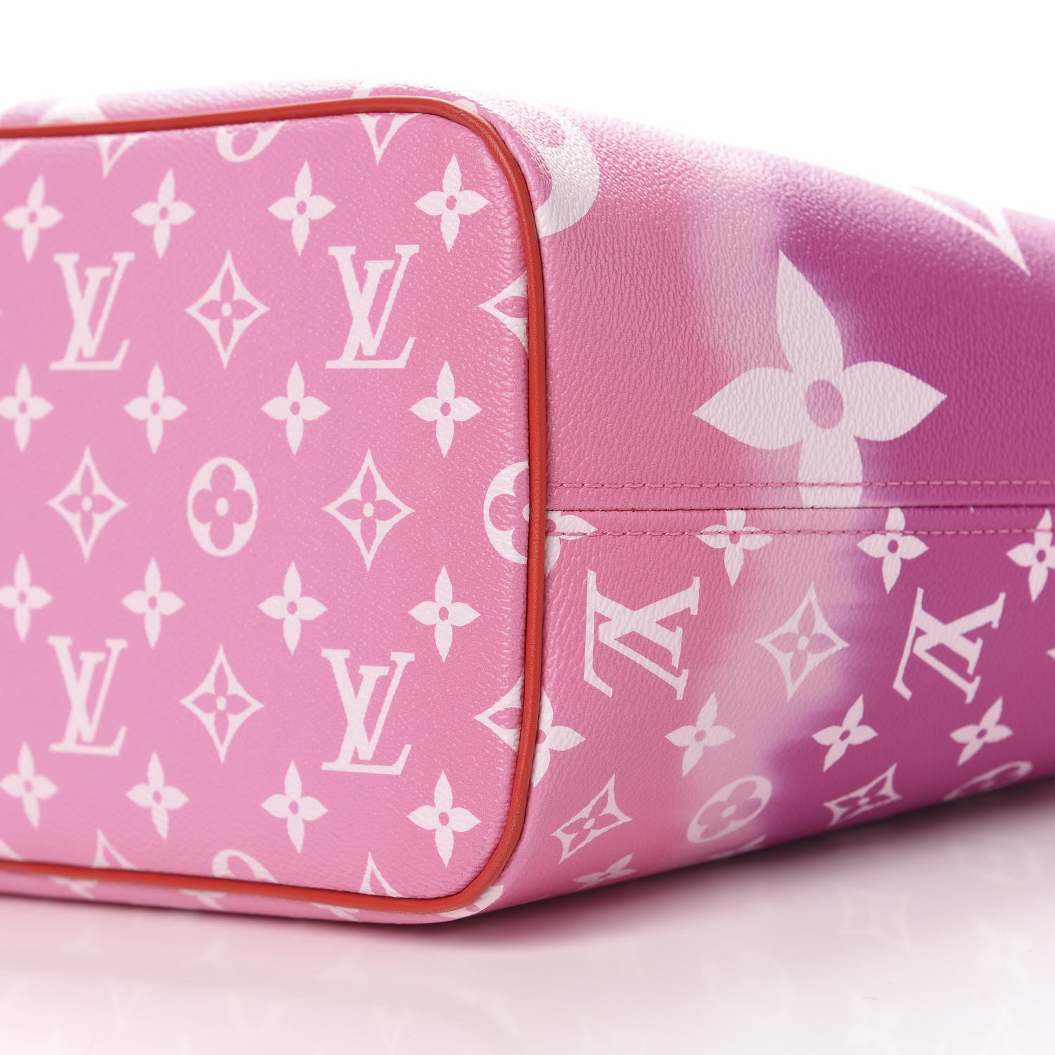 Louis Vuitton Monogram Escale Neverfull MM Rouge 9 of 10