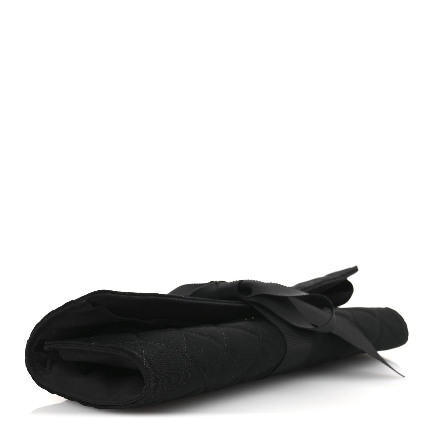 Grosgrain Quilted Jewelry Roll Case