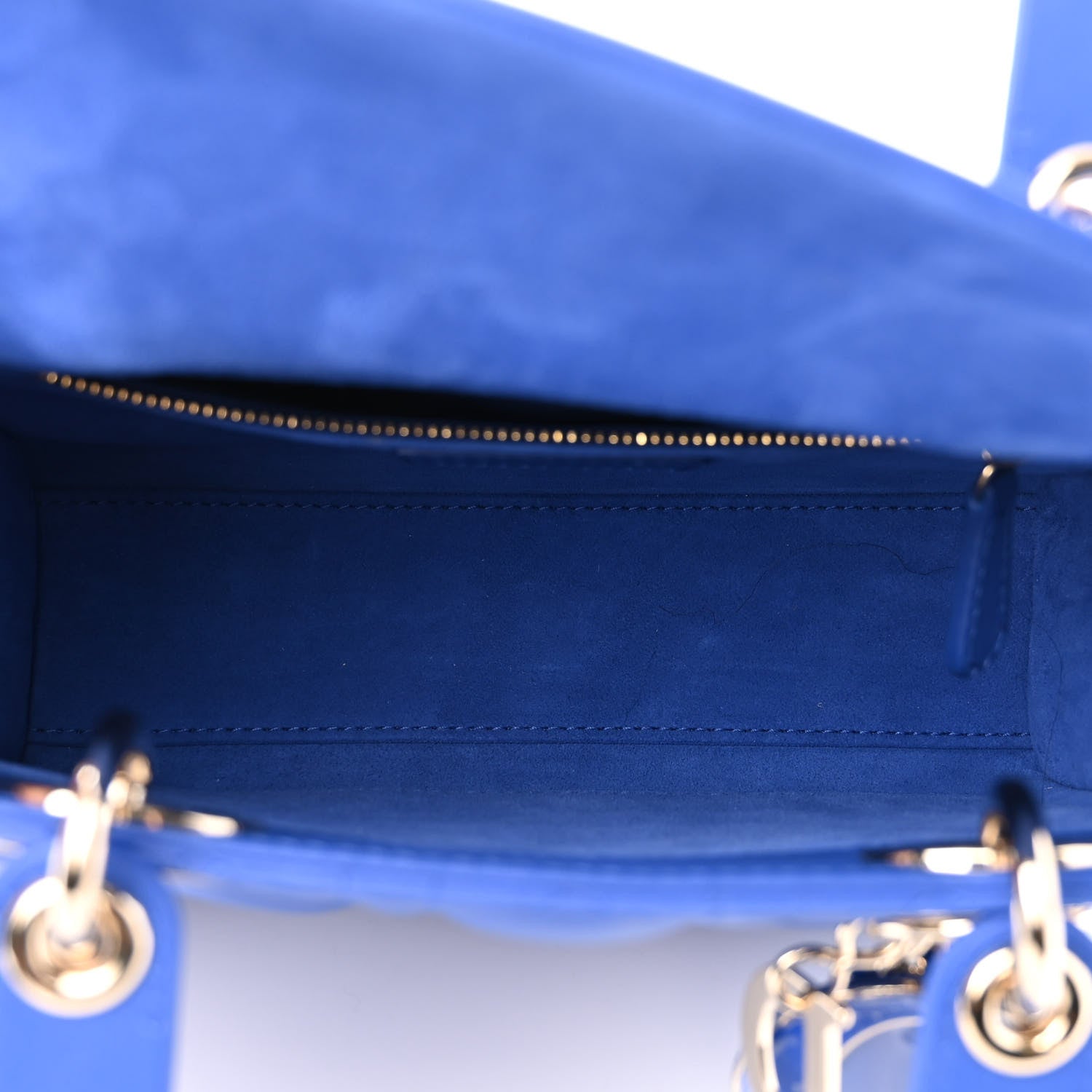 Christian Dior Lambskin Cannage Small My ABCDior Lady Dior Blue 5 of 11