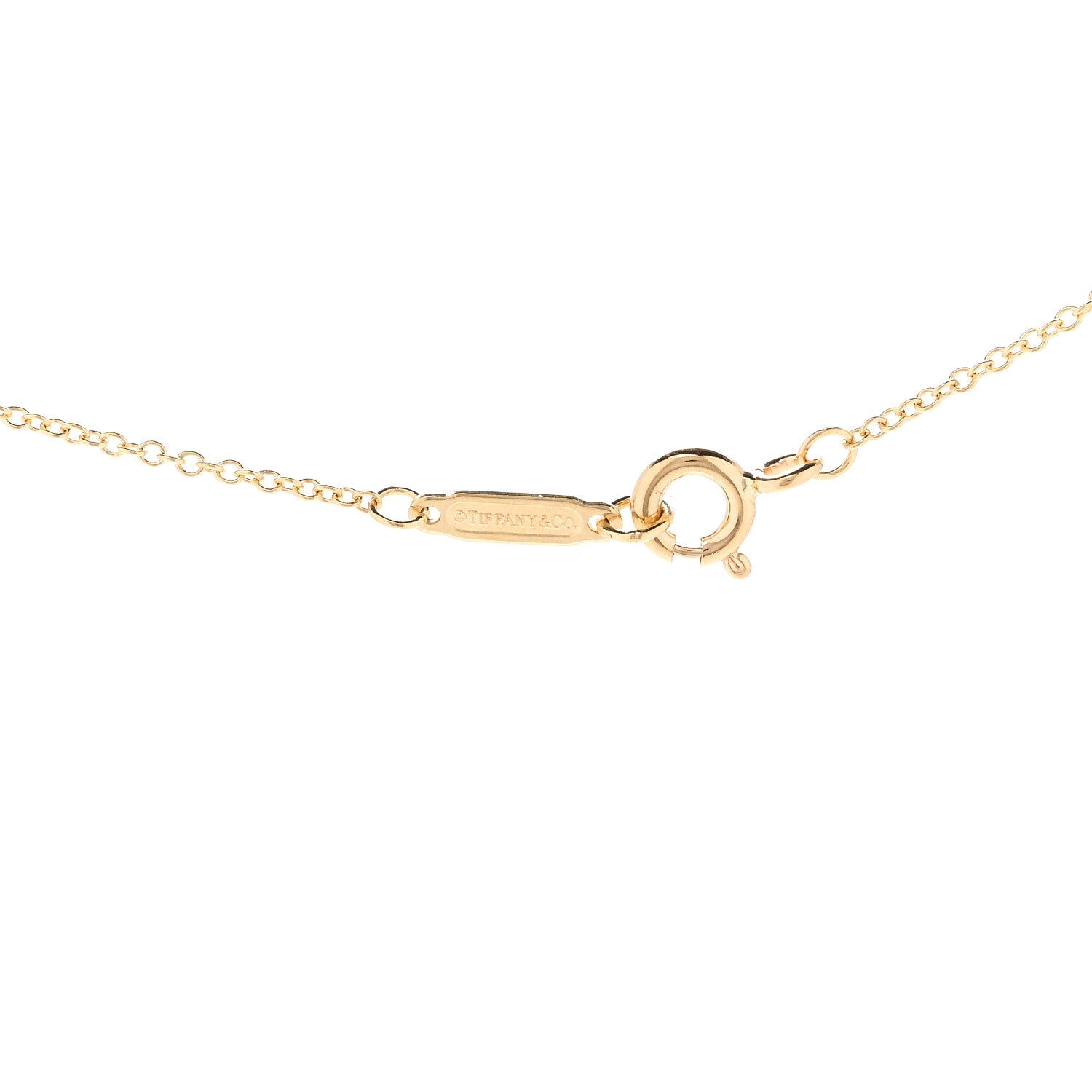 Tiffany 18K Yellow Gold Chain Necklace 16" 5 of 5