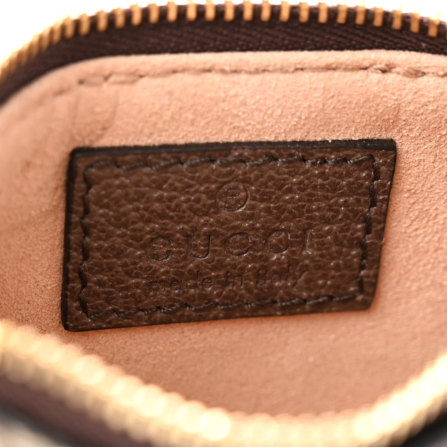 GG Supreme Monogram Web Ophidia Key Case Beige New Acero