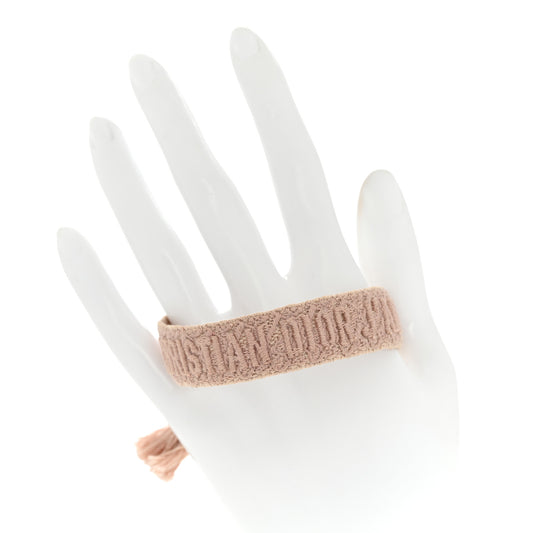 Woven Cotton J'Adior Friendship Bracelet Set Pink