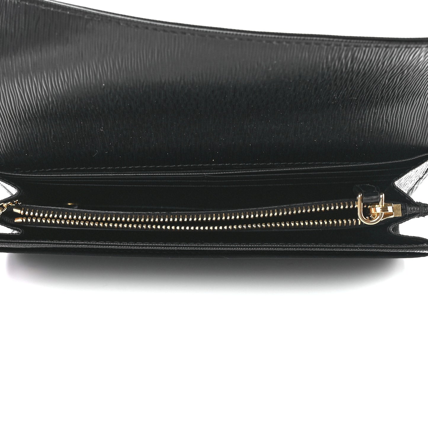 Vitello Move Triangle Logo Continental Flap Travel Wallet Black